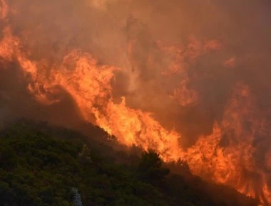 Πάτρα: Πυρκαγιά σε ξύλα και χόρτα στον καταυλισμό Ρομά του Ριγανόκαμπου (φωτό)